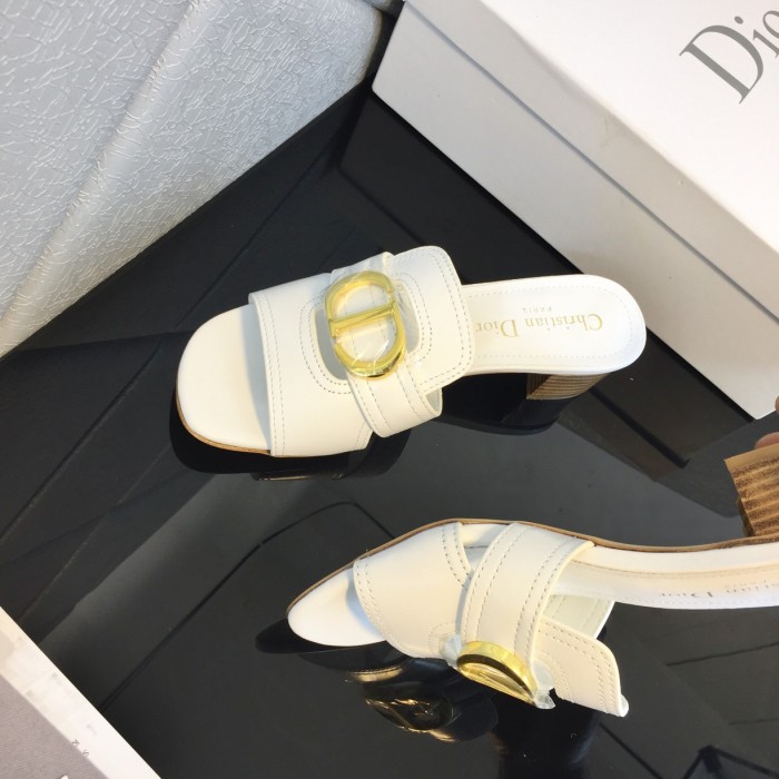 Dior Signature Summer Half Toe High Heel Sandals Shoes #nigo21999