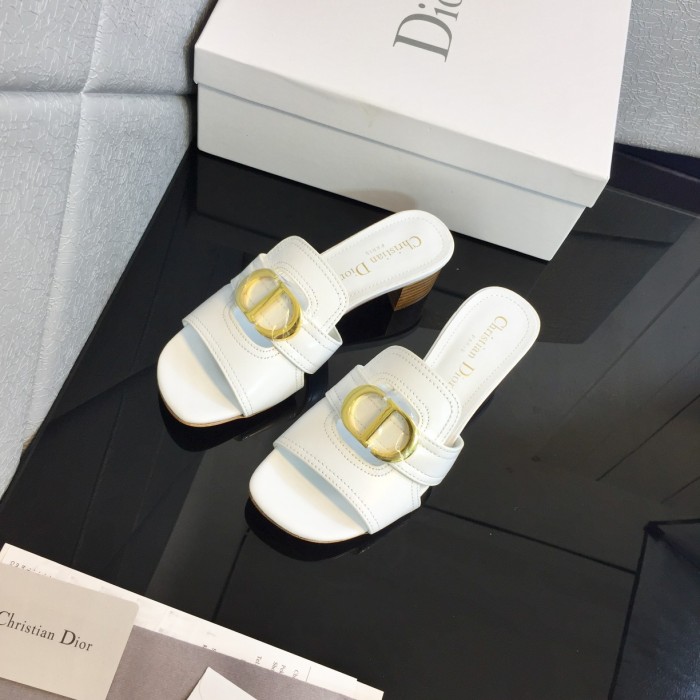 Dior Signature Summer Half Toe High Heel Sandals Shoes #nigo21999