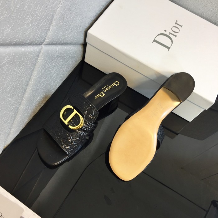 Dior Signature Summer Half Toe High Heel Sandals Shoes #nigo21999