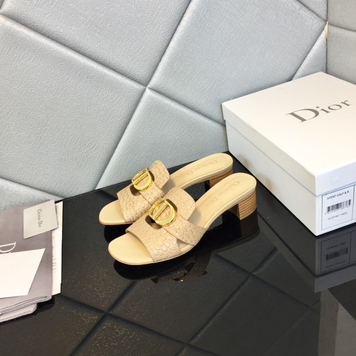 Dior Signature Summer Half Toe High Heel Sandals Shoes #nigo21999