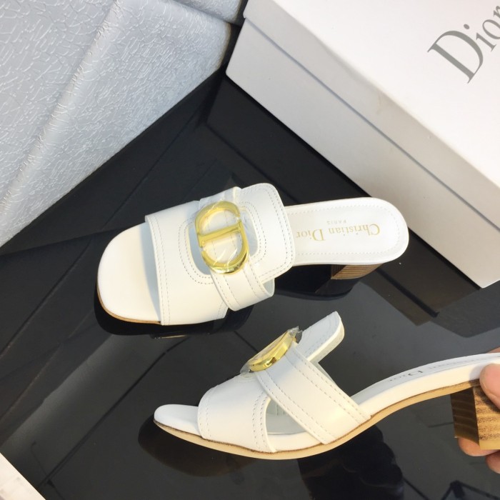 Dior Signature Summer Half Toe High Heel Sandals Shoes #nigo21999