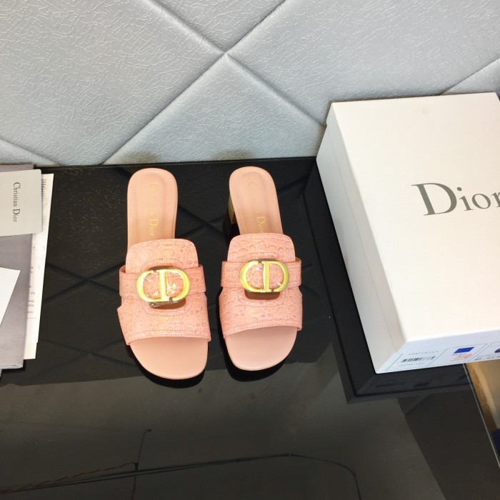 Dior Signature Summer Half Toe High Heel Sandals Shoes #nigo21999