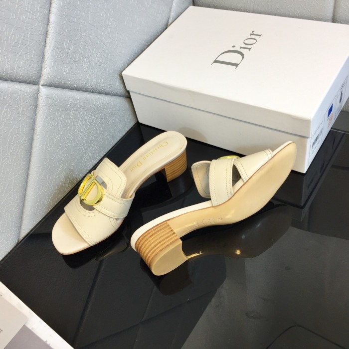 Dior Signature Summer Half Toe High Heel Sandals Shoes #nigo21999