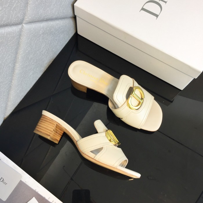 Dior Signature Summer Half Toe High Heel Sandals Shoes #nigo21999