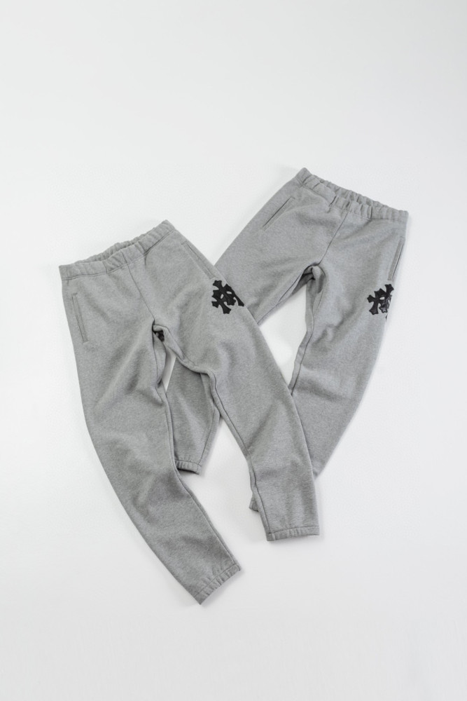 Chrome Hearts Hooded Sweatshirt Pullover Sweatpants Set Suit Grey #nigo96679