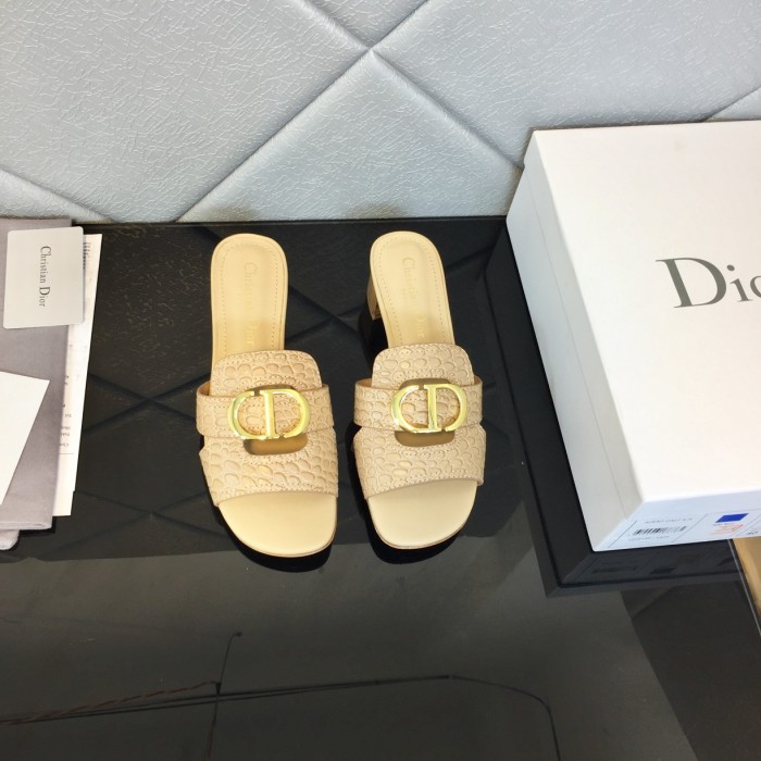 Dior Signature Summer Half Toe High Heel Sandals Shoes #nigo21999