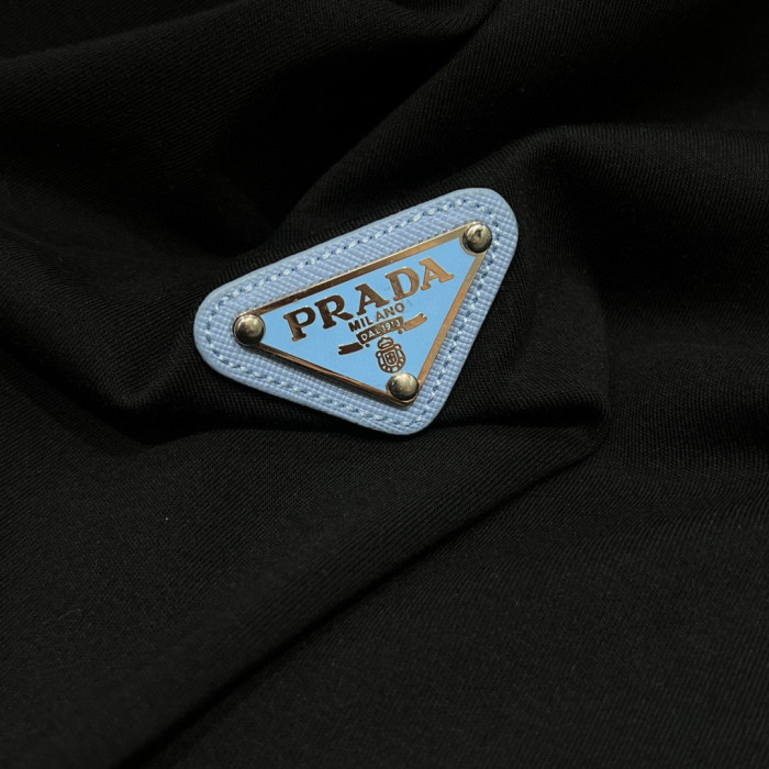 Prada Cotton round neck short sleeve T-shirt #nigo96677