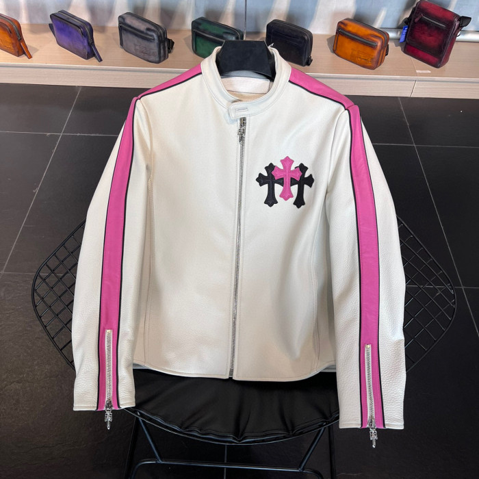 Chrome Hearts Cowhide Leather Slim Short Jacket #nigo5814