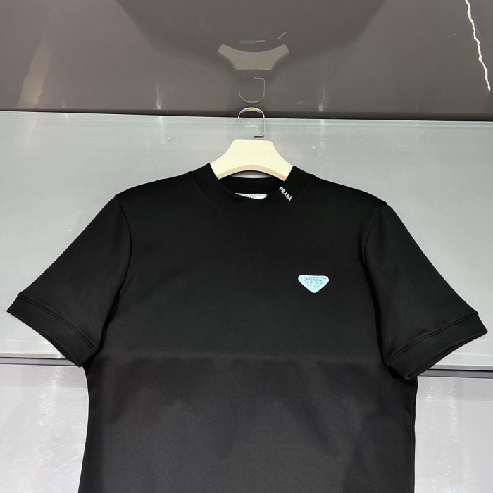 Prada Cotton round neck short sleeve T-shirt #nigo96677