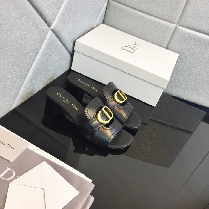 Dior Signature Summer Half Toe High Heel Sandals Shoes #nigo21999