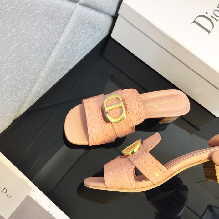 Dior Signature Summer Half Toe High Heel Sandals Shoes #nigo21999