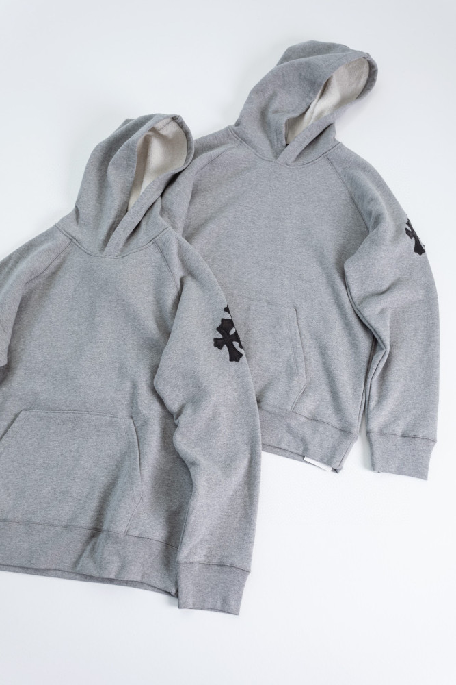 Chrome Hearts Hooded Sweatshirt Pullover Sweatpants Set Suit Grey #nigo96679