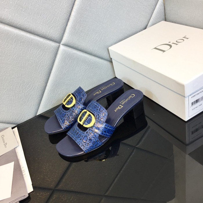 Dior Signature Summer Half Toe High Heel Sandals Shoes #nigo21999