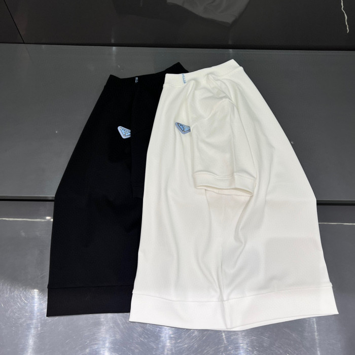 Prada Cotton round neck short sleeve T-shirt #nigo96677