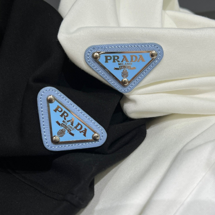 Prada Cotton round neck short sleeve T-shirt #nigo96677