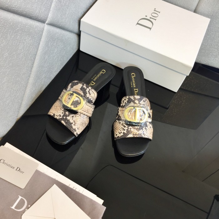 Dior Signature Summer Half Toe High Heel Sandals Shoes #nigo21999