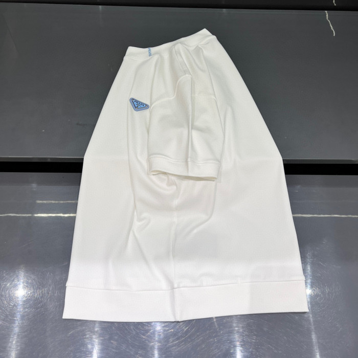 Prada Cotton round neck short sleeve T-shirt #nigo96677