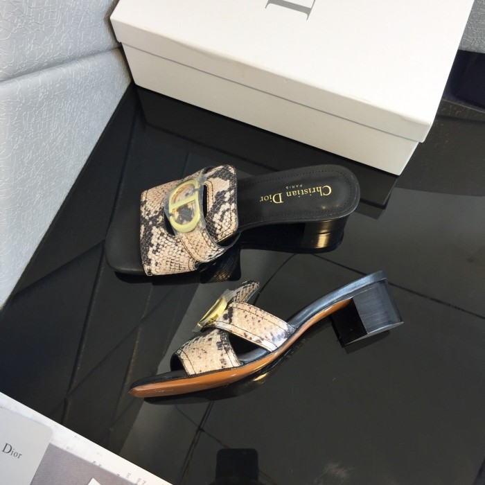 Dior Signature Summer Half Toe High Heel Sandals Shoes #nigo21999