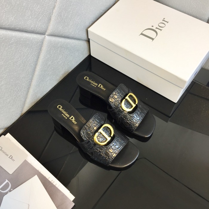 Dior Signature Summer Half Toe High Heel Sandals Shoes #nigo21999