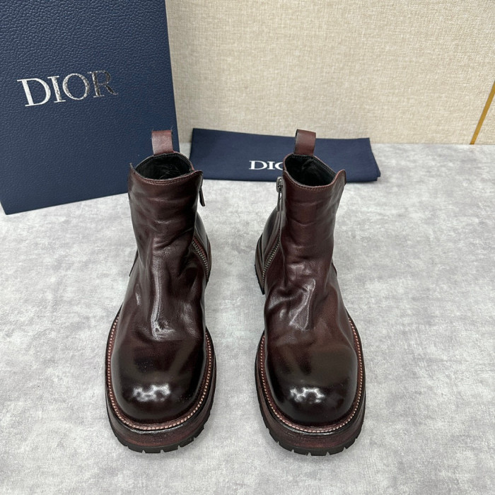 Dior Vintage High Top Leather Boots Ngvp #nigo6773