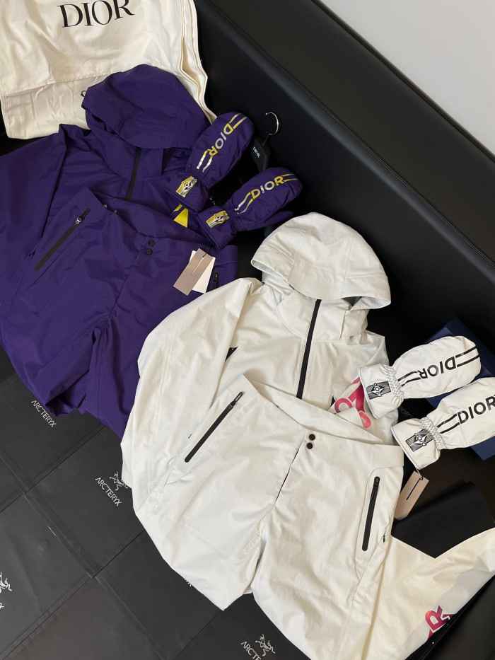 Dior Ski Jacket Pants Gloves 3 Piece Set Suit #nigo96688