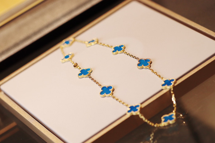 Van Cleef & Arpels Vintage Alhambra Necklace Jewelry #nigo96695