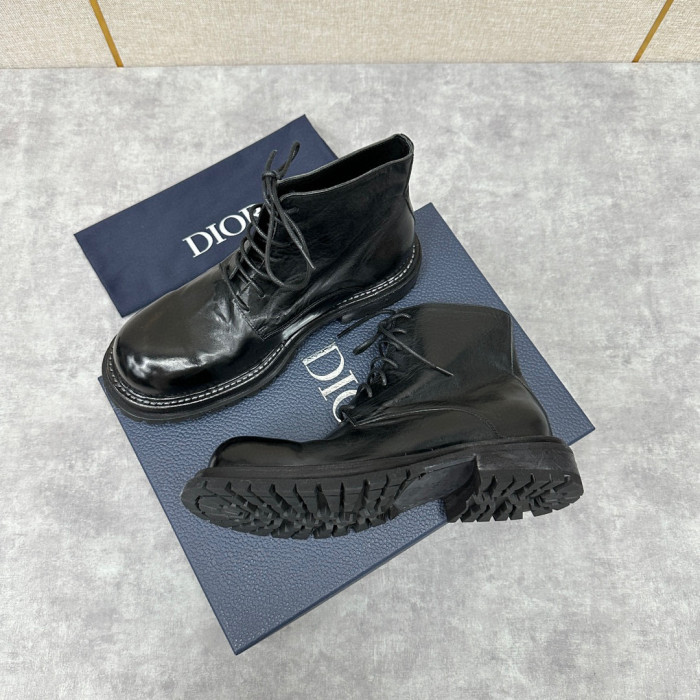 Dior Men's High Top Calfskin Boots Ngvp #nigo6778