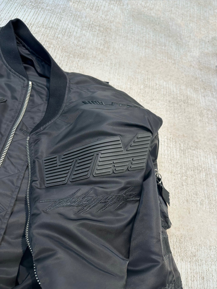 Vetements Embossed Letter Zip Sports Jacket #nigo96689