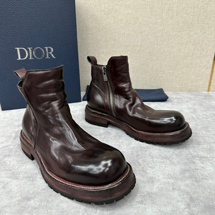 Dior Vintage High Top Leather Boots Ngvp #nigo6773