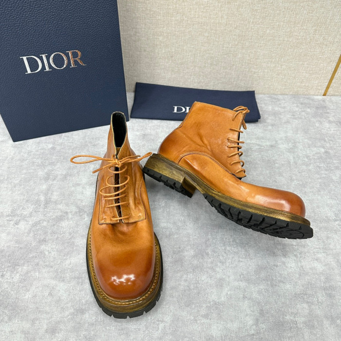 Dior Men's High Top Calfskin Boots Ngvp #nigo6778