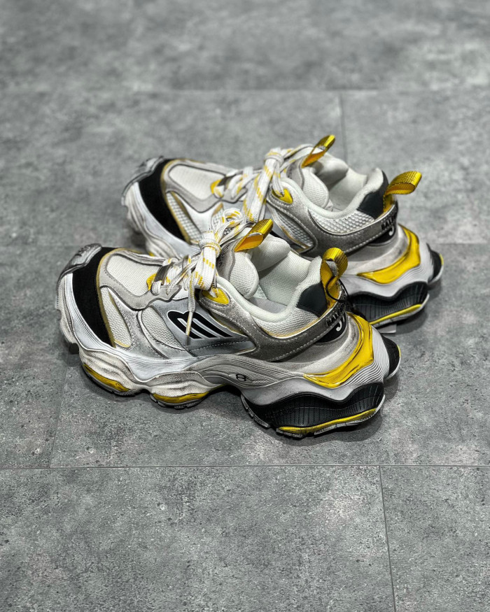 NIGO Balenciaga Men'S CARGO Sneaker In Grey Black And Yellow Shoes #nigo96699