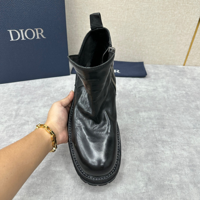 Dior Vintage High Top Leather Boots Ngvp #nigo6773