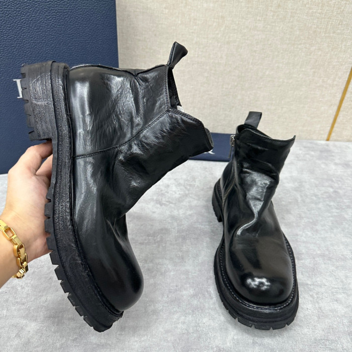 Dior Vintage High Top Leather Boots Ngvp #nigo6773