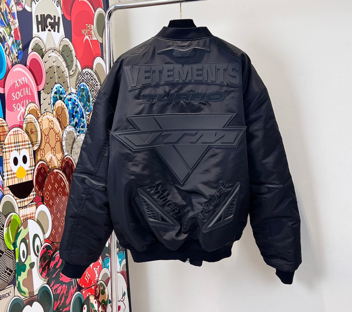 Vetements Embossed Letter Zip Sports Jacket #nigo96689