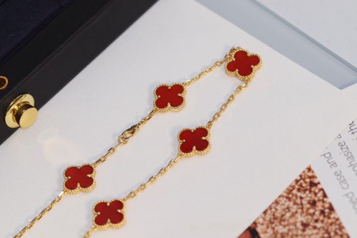 Van Cleef & Arpels Vintage Alhambra Necklace Jewelry #nigo96695