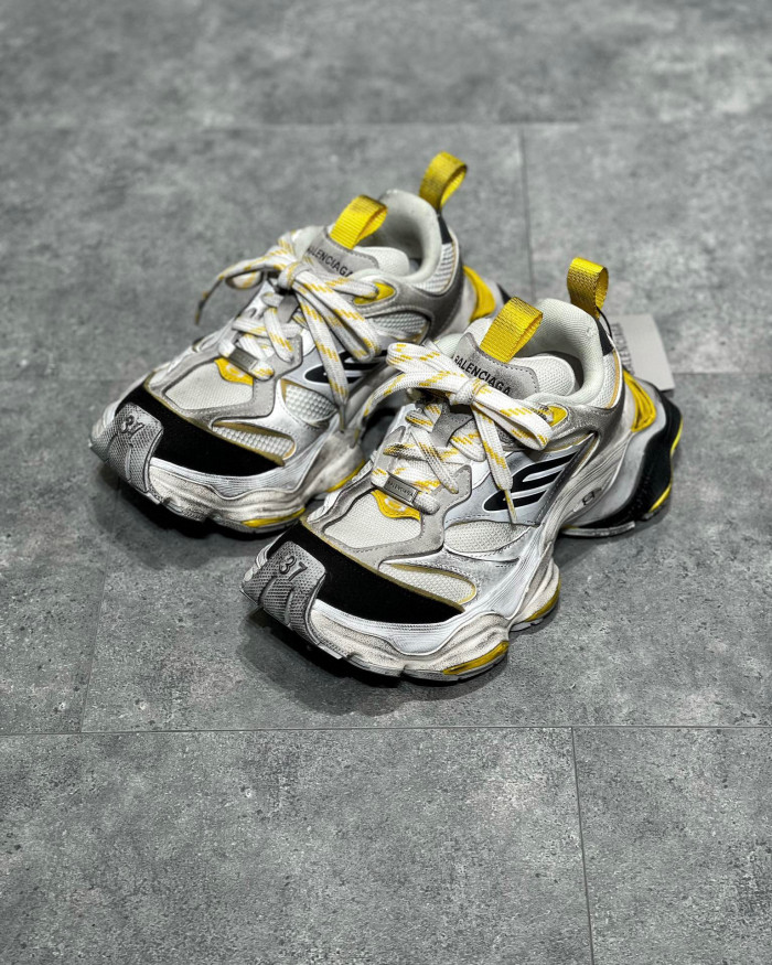 NIGO Balenciaga Men'S CARGO Sneaker In Grey Black And Yellow Shoes #nigo96699