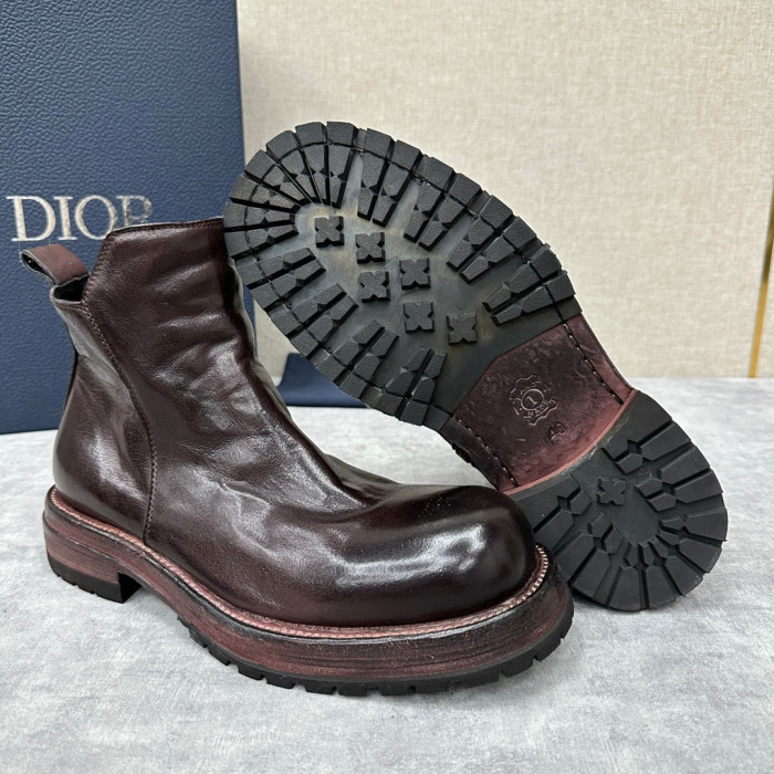 Dior Vintage High Top Leather Boots Ngvp #nigo6773