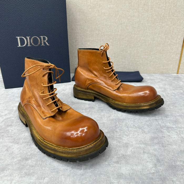 Dior Men's High Top Calfskin Boots Ngvp #nigo6778