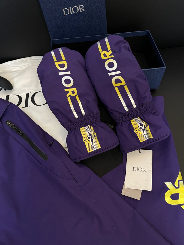 Dior Ski Jacket Pants Gloves 3 Piece Set Suit #nigo96688