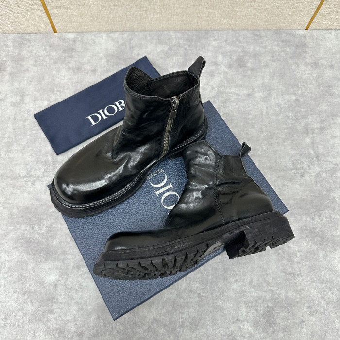 Dior Vintage High Top Leather Boots Ngvp #nigo6773