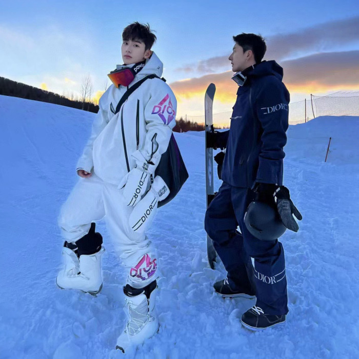 Dior Ski Jacket Pants Gloves 3 Piece Set Suit #nigo96688