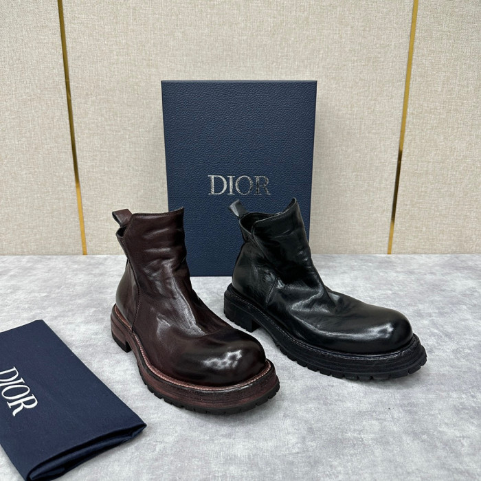Dior Vintage High Top Leather Boots Ngvp #nigo6773