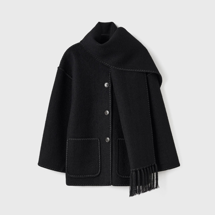 TOTEME Woolen Scarf Shawl Jacket #nigo22119