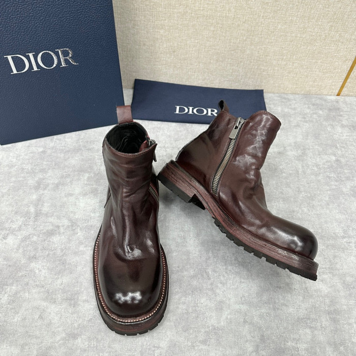 Dior Vintage High Top Leather Boots Ngvp #nigo6773