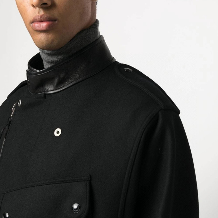 Tom Ford Solid Color Slanted Zipper Long Coat Ngvp #nigo6779