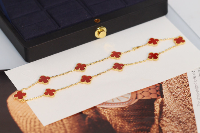 Van Cleef & Arpels Vintage Alhambra Necklace Jewelry #nigo96695