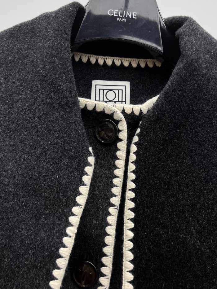 TOTEME Woolen Scarf Shawl Jacket #nigo22119