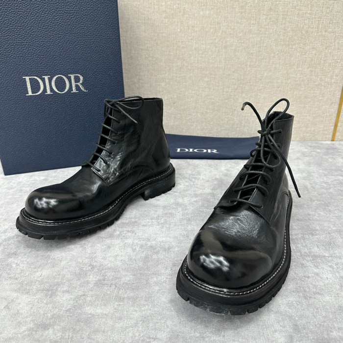 Dior Men's High Top Calfskin Boots Ngvp #nigo6778