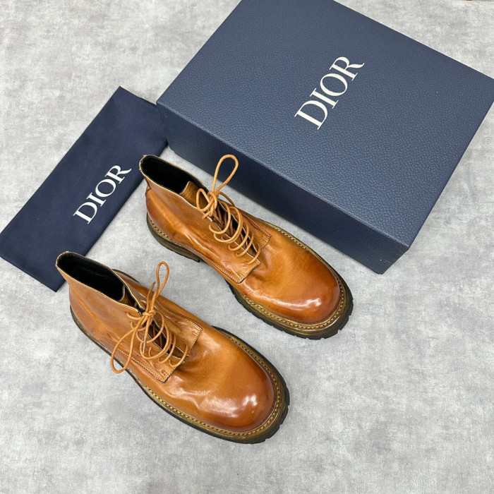 Dior Men's High Top Calfskin Boots Ngvp #nigo6778