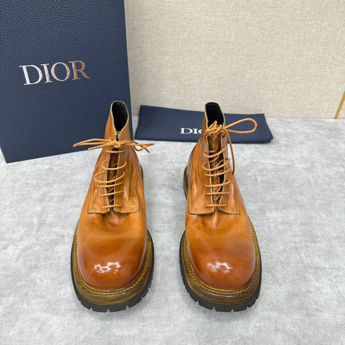 Dior Men's High Top Calfskin Boots Ngvp #nigo6778